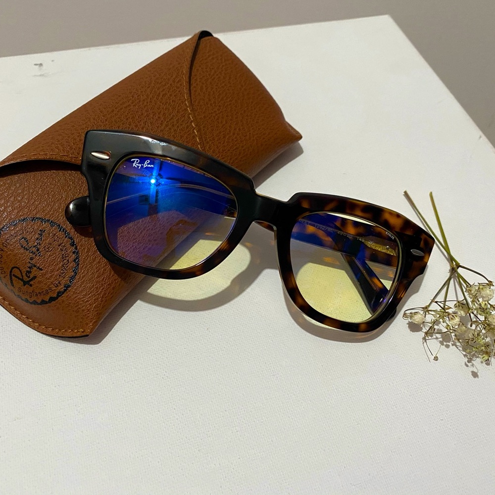 Ray-Ban STATE STREET BLUE-LIGHT CLEAR EVOLVE